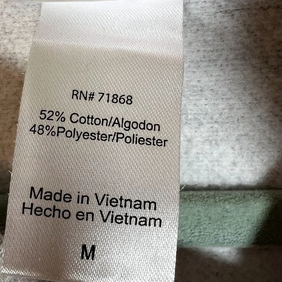 Disney Mickey Mouse Long Sleeve Sweatshirt Gray Spellout Retro Graphic Medium - Picture 6 of 8